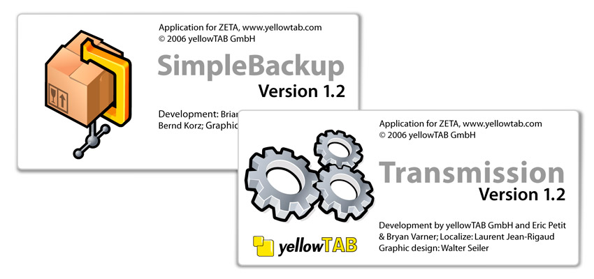 SimpleBackup, Transmission