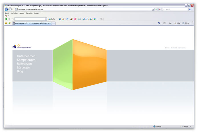 Startseite Vorschlag