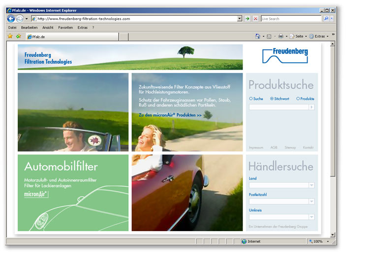 Rubrikseite Freudenberg